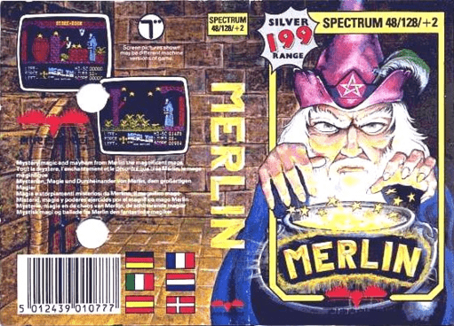 Merlin box art for ZX Spectrum